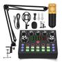 Imagem de Kit Live Completo Mesa de Som Mixer V8S + Microfone Condensador com Braço Articulado