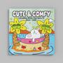 Imagem de KIT Livro de Colorir: Cute & Comfy Coloring Book for Adults - Bold-Easy - Vol. 1 e Vol. 2