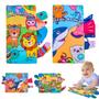 Imagem de Kit Livro Infantil Educativo para Bebês Atividades Montessori Coordenação Sensorial Brinquedo Educativo