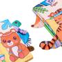 Imagem de Kit Livro Infantil Educativo para Bebês Atividades Montessori Coordenação Sensorial Brinquedo Educativo