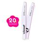 Imagem de Kit Lixa Lavável Meia Lua Zebra 100/180 Close! Nails