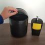 Imagem de Kit Lixeira 4L Capacete E Dispenser De Detergente Porta Esponja