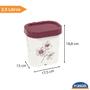 Imagem de Kit Lixeira Compacta 2,5L e Dispenser 600 ml com Rodinho