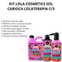 Imagem de Kit Lola Cosmetics Sol Carioca Lolaterapia C/3