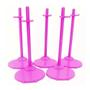 Imagem de Kit Lote 3 Suporte Pink Para Boneca Barbie Monster High