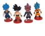 Imagem de Kit Lote Bonecos Miniaturas Dragon Ball Z Estatuetas 6 Cm H5