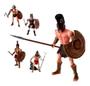 Imagem de Kit Lote De Bonecos Gladiadores Roma Spartacus 10 Cm L2