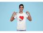 Imagem de Kit Love Com 2 Camisas Camisetas Dia Dos Namorados Casal Plus Size Branca
