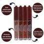 Imagem de Kit Luisance Mauve Chocolate: 4 Lip Gloss Labial Cores 1, 2, 3 e 4