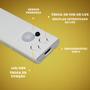 Imagem de Kit Luminária Led Sensor Presença Dimerizável Controle 30cm