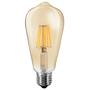 Imagem de Kit Luminária Pendente Corda Rústico Sisal 1,5 Metros Com Lâmpada Vintage LED ST64