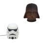 Imagem de Kit Luminárias Abajur Darth Vader e Stormtrooper Star Wars Disney Decoração Presente Geek Nerd