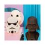 Imagem de Kit Luminárias Abajur Darth Vader e Stormtrooper Star Wars Disney Decoração Presente Geek Nerd