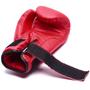 Imagem de Kit luva de boxe muay thai prospect vermelho + bandagem 2,55m + protetor bucal - mks combat