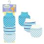 Imagem de Kit Luva Luvinha Recém Nascido Bebê Com 3 Pares Estampada - Pimpolho