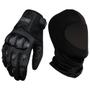Imagem de Kit Luva X11 Blackout 2 Feminina Com Touchscreen Com Proteção Motociclista + Balaclava