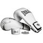 Imagem de Kit Luvas Treino Boxe Everlast Core Bandagem Bucal Branco Protetores Training Branca Cross Lutas