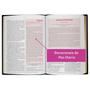 Imagem de Kit Luxo: 1 Bíblia Estudo da Mulher NVT Com Índice Rosa Feminina + 1  Devocional Billy Graham - Combo/Evangélica/ Igreja