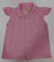 Imagem de Kit Luxo Jardineira Jeans + Blusa Infantil Menina Ref 2487