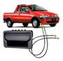 Imagem de Kit Maçaneta + Cabo Tampa Traseira Caçamba Pick Up Strada 1997 1998 1999 2000 2001 2002 2003