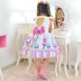 Imagem de Kit Mãe e Filha Festa Junina - Vestido + Saia Adulta Tule Rosa