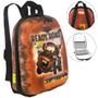 Imagem de Kit Mala Escolar Rodas Infantil Carros Tow Mater Mochila P