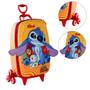 Imagem de Kit Mala Escolar Rodinhas Stitch Disney Infantil Mochila P