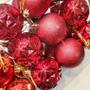 Imagem de Kit Maleta com 24 Bolas de Natal Vermelhas Nº6 -WINCY