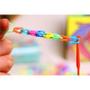 Imagem de kit Maleta Com 3000 Elástico Loom Bands Clips Pulseira Cores Sortidas