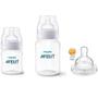 Imagem de Kit Mamadeiras Anti-Colic Transp 125/260ml + Bico 4 - Avent