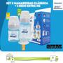 Imagem de Kit Mamadeiras Clássica 125 e 260ml Philips Avent - Azul 809/37 + 01 Bico 4 extra