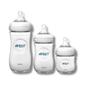 Imagem de Kit mamadeiras petala 3 unid. 125ml, 260ml e 330ml transparente (scd301/07) - avent