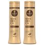 Imagem de Kit Mandioca Haskell Shampoo & Condicionador 300ml Auxilia no crescimento do cabelo