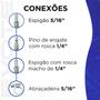 Imagem de Kit Mangueira de Ar 10m Com Acessórios Para Compressor