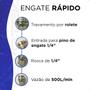 Imagem de Kit Mangueira de Ar 10m Com Acessórios Para Compressor