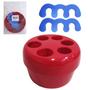 Imagem de Kit Manicure Com Pote De Plastico Redondo Colors + 2 Separadores - Dr Util