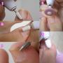 Imagem de Kit manicure lixadeira eletrica de unha aparelho lixador para lixar modelar e polir unhas