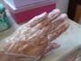Imagem de Kit manicure LUVAS  creme emoliente  Balm Argan  50 unid