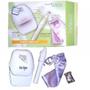 Imagem de Kit manicure secador esmalte e lixadeira eletrica de unha com cabine estufa led uv mini pedicure