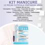 Imagem de Kit Manicure Unha 12 Peças Cutícula Cortador Unha Cuidados Pessoais Higiene - Loja Catarinense