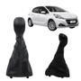 Imagem de Kit Manopla Bola Coifa Câmbio Peugeot 208 2014 15 16 17 18 19 2020