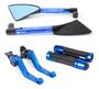 Imagem de Kit Manopla Retrovisor Manete Crosser Factor Lona Rx Tt Dt