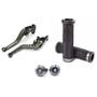 Imagem de Kit Manopla Spider Peso Tampa Manete Yamaha Fazer 250 Xtz
