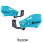 Imagem de Kit Manoplas Waffle + Protetor Mão Mx1 Azul Neon - Biker