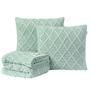 Imagem de Kit Manta Sofá Cama Casal + 2 Capas 50X30 Paris Menta