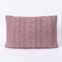 Imagem de Kit Manta Sofá Cama Casal + 2 Capas 60X40 Viena Rose