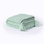 Imagem de Kit Manta Sofa Sala Cama Casal 180X90 + 2 Capas 45X45 Menta