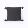 Imagem de Kit Manta Sofa Sala Cama Queen 230X90 +2 Capas 50X50 Grafite