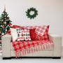 Kit Manta Xale Sofá Natal com 3 capas de Almofadas 45x45 - MUMUDECOR Imagem de Kit Manta Xale Sofá Natal com 3 capas de Almofadas 45x45