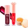 Imagem de Kit maquiagem Bruna Tavares Óleo Labial Creamy oil Panacota + Batom Liquido Minnie Mouse Bow Tiful + Iluminador Corporal Disney Wish Star